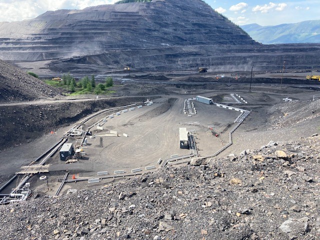 The Elkview Operations Saturated Rock Fill.